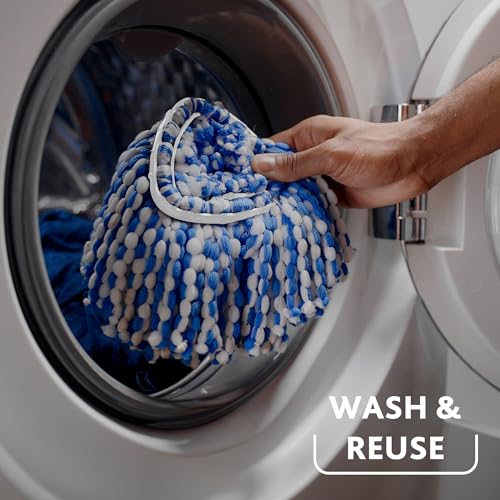 Microfiber Spin Mop Refill Replacement Head, Washable - 1-Pack, Blue