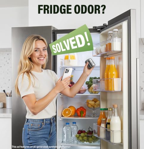 Stainless Steel Fridge Deodorizer for Refrigerator Odor Control