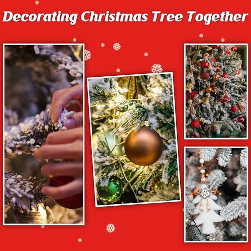 Self-Adhesive Snow Flocking Powder, 2 lbs - Fake White Snow for Holiday Decor