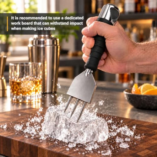 Fortune Candy Stainless Steel Ice Picks for Bars & Kitchen - Deluxe Ice Carving Tools