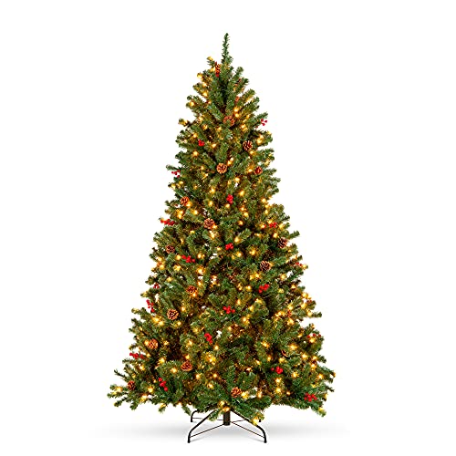 6ft Pre-Lit Pre-Decorated Artificial Spruce Christmas Tree with 250 Lights
