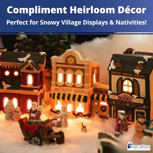 Fake Snow Fluff Sheets 2-Pack (30 sq ft) – Fluffy Christmas Decor