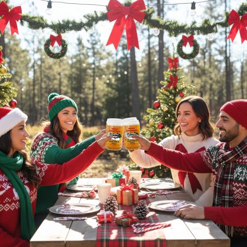 Arsemica 16oz Funny Christmas Beer Glass - Cousin Eddie Holiday Mug Gift