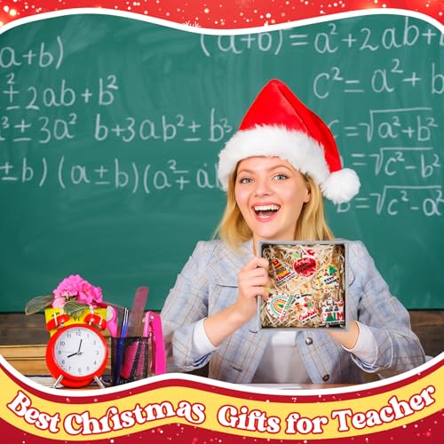 36 Pcs Teacher Keychains Bulk Gift Silicone Xmas