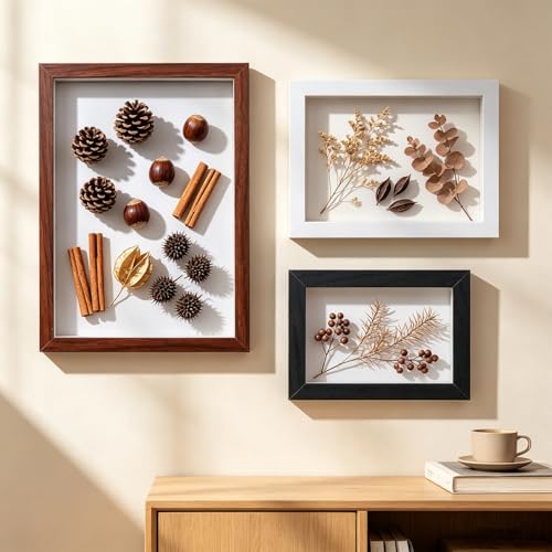 11x14 Shadow Box Frame - Deep 3D Display Case for Medals, Flowers & Photos