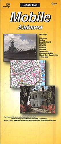 Mobile, Alabama Vintage City Map Print