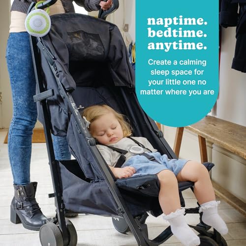 Portable Baby Sound Machine with Integrated Clip & 4 Soothing Sounds
