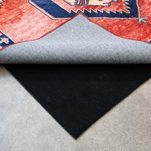 Plush Nonslip Rug Pad, 2' x 4' Reversible Gripper for Hardwood and Carpet