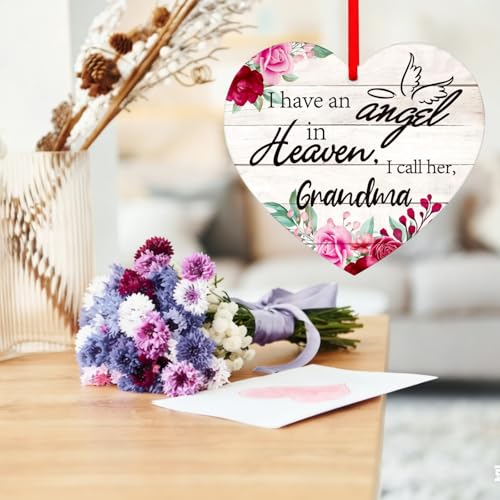 Memorial Ornament for Grandma - Angel in Heaven Keepsake, Christmas Gift