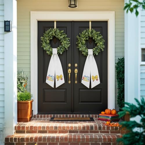 Back to School Wreath Sash Pencil Ribbon for Door Decor - Indoor Outdoor
