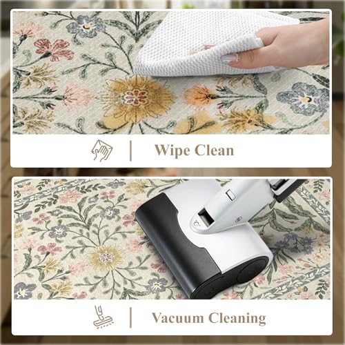 Anti-Fatigue Kitchen Floor Mats - 2 Piece Cushioned Waterproof Rug Set