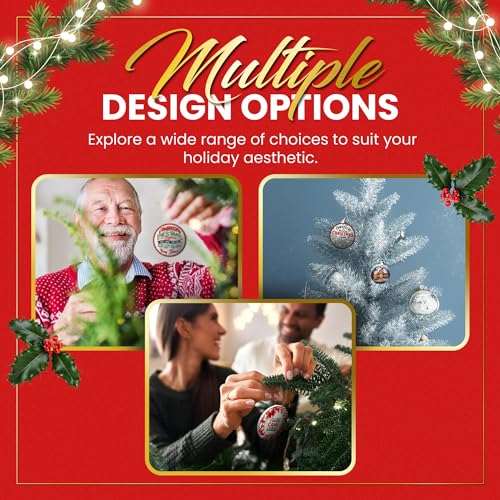 Dear Santa Please Bring Fuel Funny Christmas Ornament - 3" PVC Xmas Tree Decor