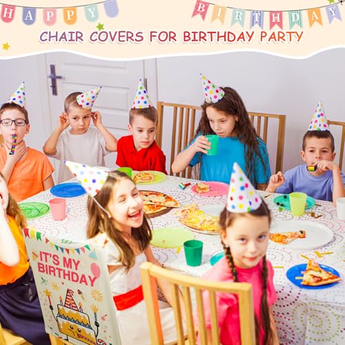 Set of 2 Happy Birthday Chair Covers for Classroom Decor
