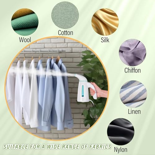 OGHom Portable Handheld Clothes Steamer 240ml Large Capacity 700W Fast Heat