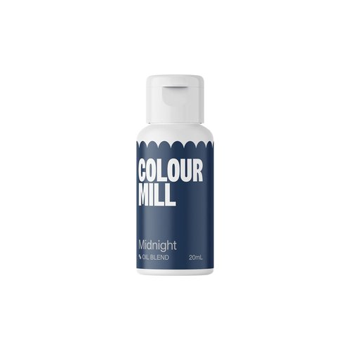 Colour Mill Oil-Based Food Coloring - Midnight Shade | 20 Milliliters for Vibrant Baking