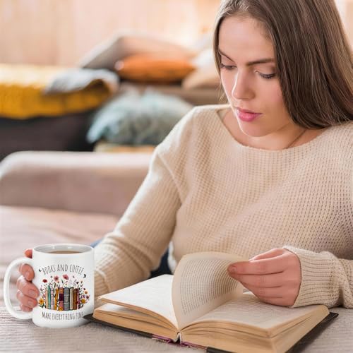 Silkwishes Book Coffee Mug for Book Lovers - Bookworm Gift, 11oz - Book Club & Reading Gifts - Variation 3