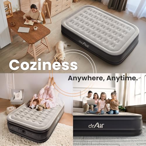 Queen Air Mattress with Built-in Pump - 18" Raised Inflatable Air Bed