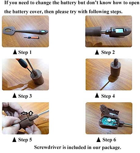 Efeng Candy Thermometer Spatula,Digital Cooking Thermometer with Pot Clip – Silicon Spatula with Meat Thermometer, Instant Read Temperature Reading for Candy,Chocolate,Grill Meat Cooking