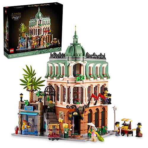 LEGO Icons Boutique Hotel Model Set - Standard Packaging, 3066 Pieces for Adults, Building Blocks for Display & Gift