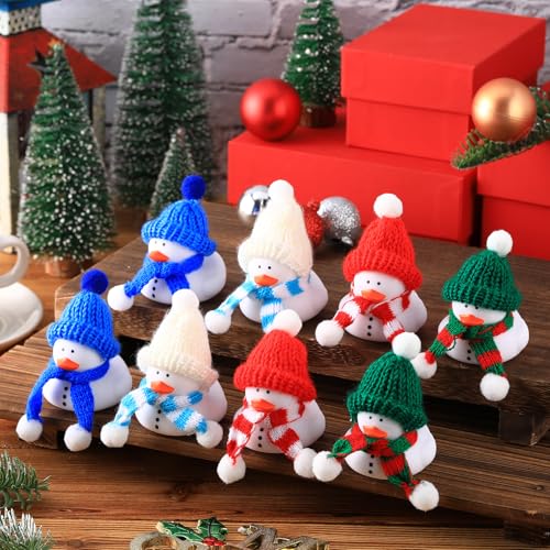 Jerify 24 Pack Christmas Snowman Rubber Ducks - Winter Holiday Party Favors