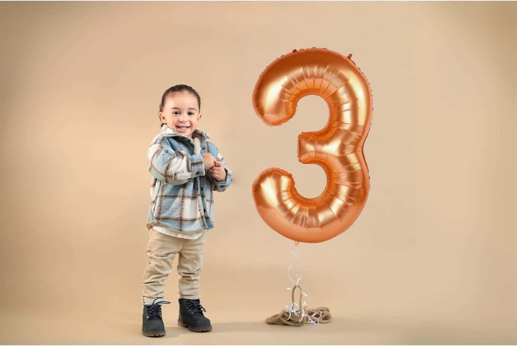 Orange 1 Balloon - 40 Inch Giant Number 1st Birthday Decoration | Perfect for First Birthdays