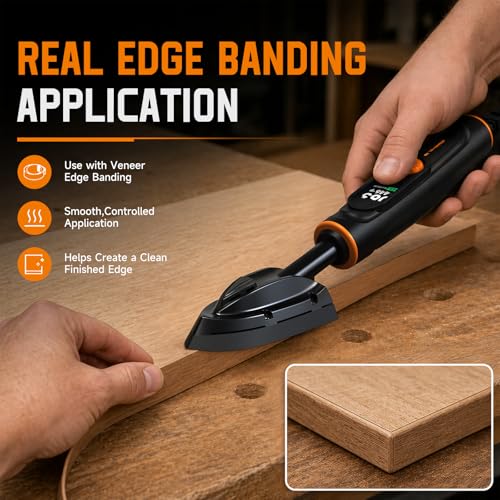 Digital Edge Banding Iron for Woodworking, Veneer & RC Hobbies