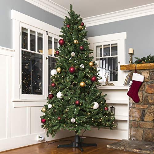 360-Degree Rotating Christmas Tree Stand for Artificial Trees up to 7.5ft