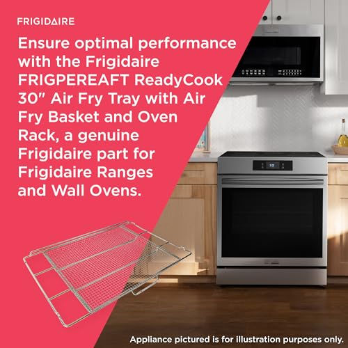 30-Inch Air Fry Tray with Basket and Oven Rack for Ranges and Wall Ovens