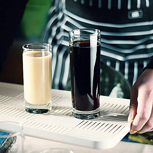 LUXU 10 oz Highball Glasses Set of 6 - Tall Drinking Glasses for Cocktails & Beverages