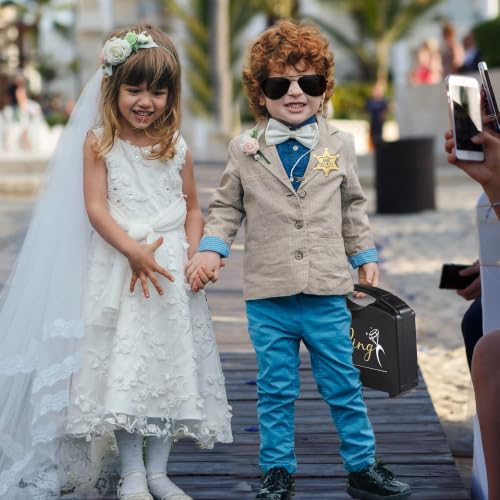 YOTNUS Spy & Security Wedding Set for Ring Bearer - Set 1 with Ring Box & Accessories