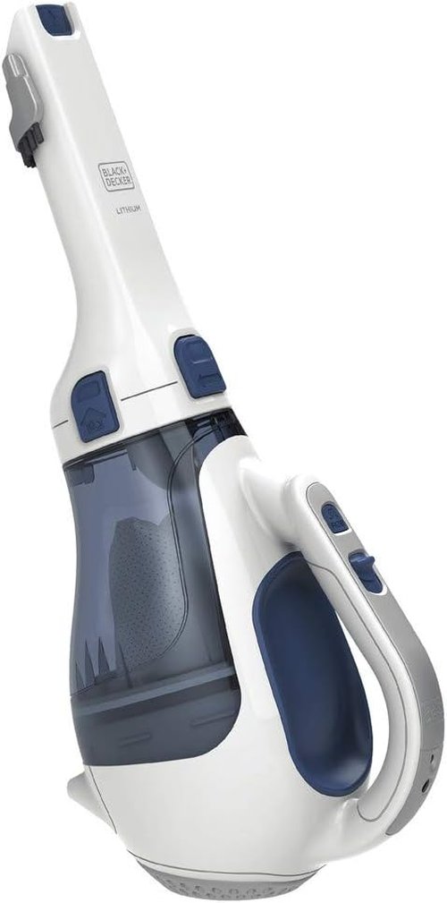 BLACK+DECKER Dustbuster Cordless Hand Vacuum - Powerful Lithium Battery | Ink Blue Color