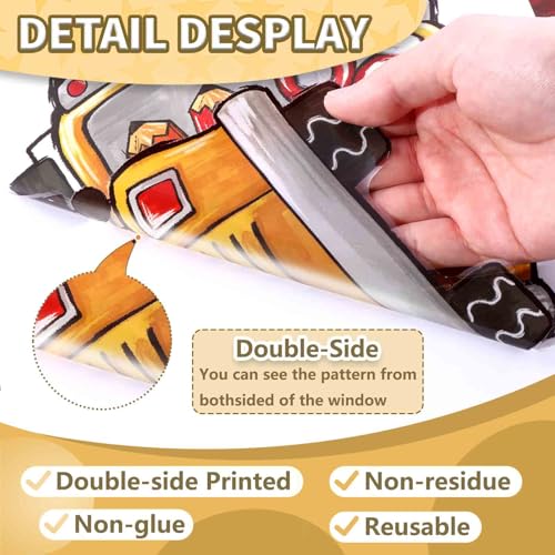 Back to School Window Clings - 8 Reusable Classroom Decor Sheets