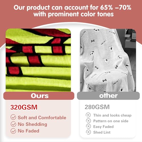 Wonfly Softball Throw Blanket for Boys Adults 60x80 in - Baseball Gifts