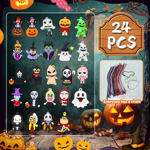 Halloween Advent Calendar 2026 - 24 Day Spooky Countdown Box with Mini Figurines