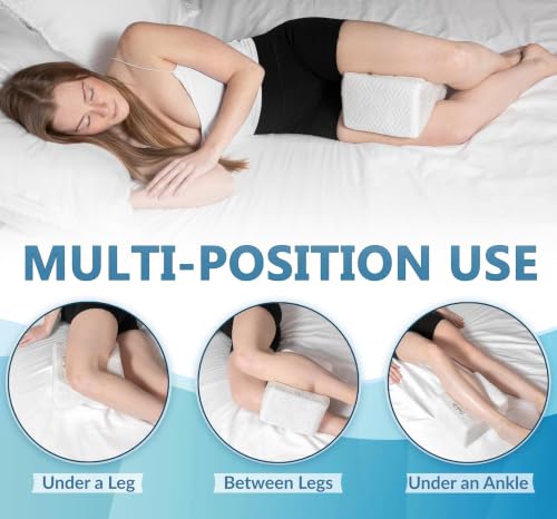 Orthopedic Knee Pillow for Side Sleepers - Pain Relief & Comfort