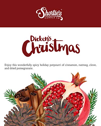 Shortie's Candle Company Dickens Christmas Wax Melts 2 Pack - Long Lasting & Natural Fragrance