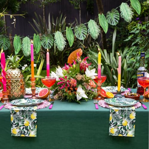 Talking Tables Palm Leaf Garland Tropical Party Decorations 8.5ft