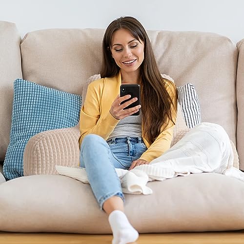 Deluxe 18.5" Bed Wedge Reading Pillow with Arms for Support