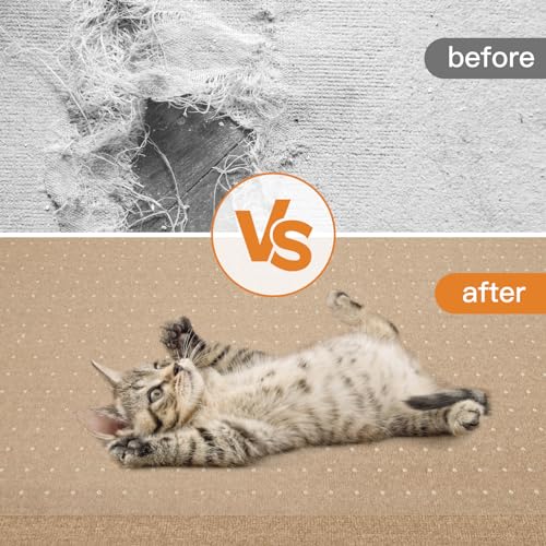 Clear Carpet Runner, 72 x 36 Inch Heavy Duty Vinyl Protection for Carpets