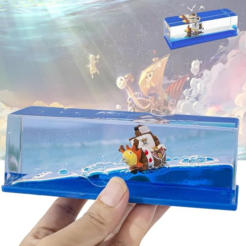 Unsinkable Cruise Ship Fluid Drift Bottle Model Home Decoration