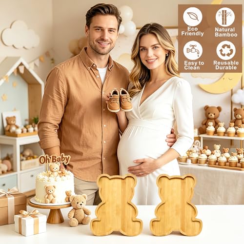 Bear Charcuterie Board - Beary Gender Reveal Baby Shower Party Decorations (Barri Design, Bears)