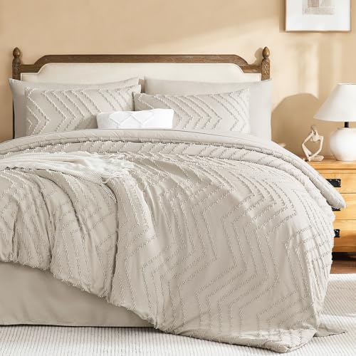 King Comforter Set with Sheets - 7 Piece Boho Bedding Set