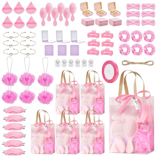 74-Piece Baby Shower Game Prizes Set with Gift Bags and Accessories