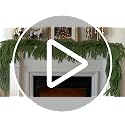 LVZHIYUAN 2 Pack 9 FT Artificial Norfolk Pine Garland for Christmas & Holiday Decor