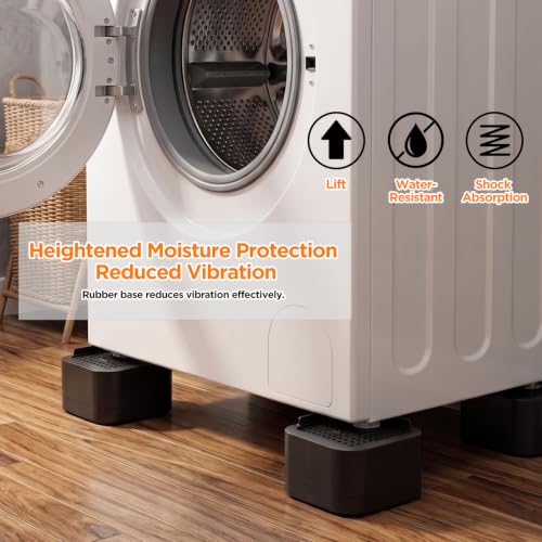 Heavy Duty Bed Risers - Adjustable Stackable Furniture Lifts