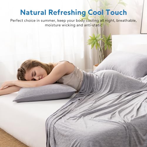 HOMFINE Dual-Sided Cooling Blanket for Hot Sleepers - Twin 60"x80", Grey