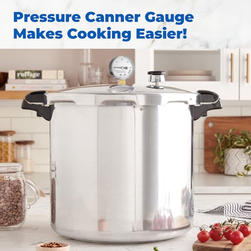 Pressure Canner Steam Gauge Replacement 0-20 PSI for Pressure Cookers