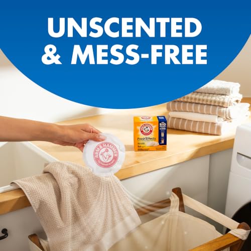 Unscented Baking Soda Odor Neutralizer Pouches for Shoes & Cars - 5 Count