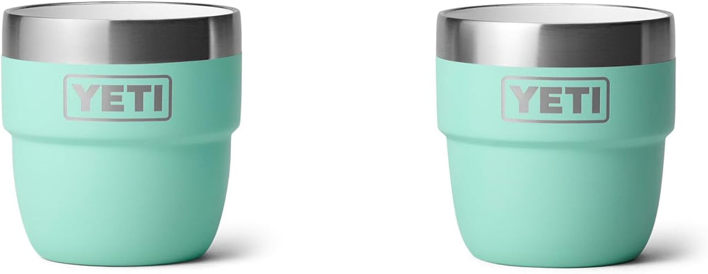 YETI Rambler 4 oz Stackable Espresso Cups - Stainless Steel, Vacuum Insulated, Set of 2