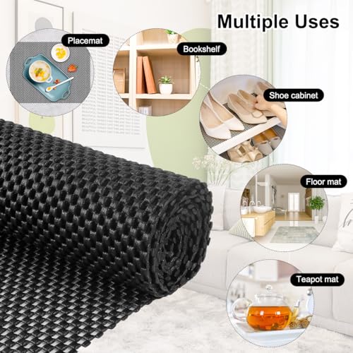 Non-Slip Area Rug Pad - 2x5 Feet Extra Thick PVC Carpet Gripper